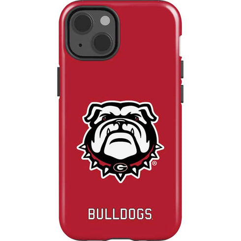 University of Georgia Bulldogs Logo iPhone 15 Plus Impact Case