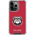 University of Georgia Bulldogs Logo iPhone 15 Pro Clear Case