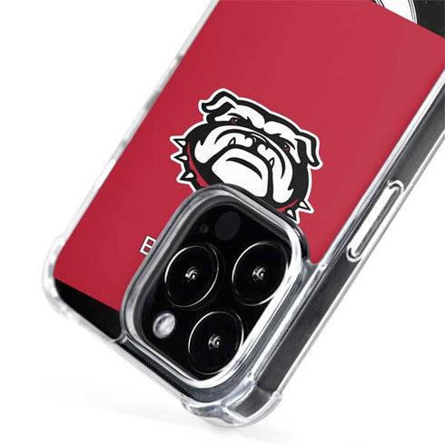 University of Georgia Bulldogs Logo iPhone 15 Pro MagSafe Case