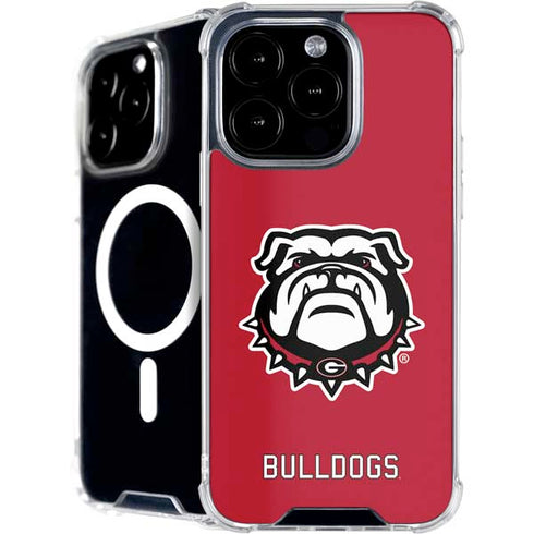University of Georgia Bulldogs Logo iPhone 16 Pro MagSafe Case
