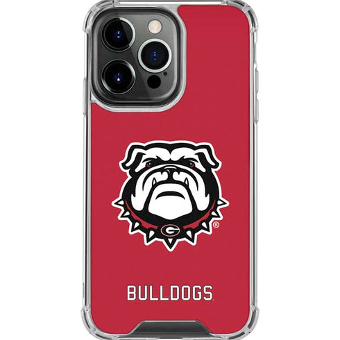 University of Georgia Bulldogs Logo iPhone 16 Pro Max Clear Case