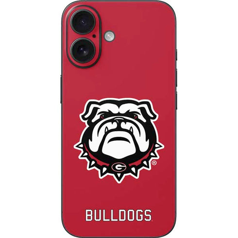 University of Georgia Bulldogs Logo iPhone 16 Skin