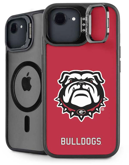 University of Georgia Bulldogs Logo iPhone 16e Kickstand Case