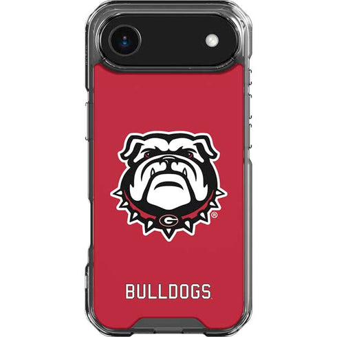 University of Georgia Bulldogs Logo iPhone 17 Air Clear Case