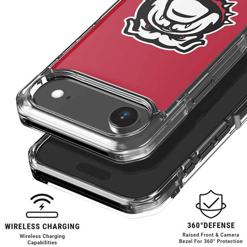 University of Georgia Bulldogs Logo iPhone 17 Air Clear Case