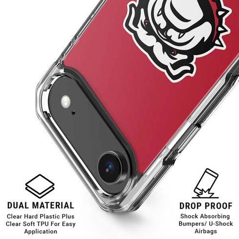 University of Georgia Bulldogs Logo iPhone 17 Air Clear Case