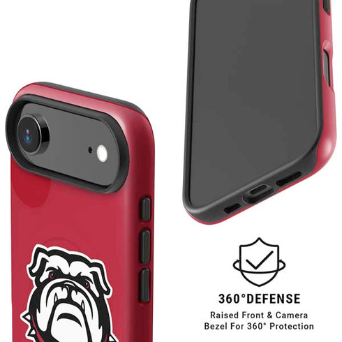 University of Georgia Bulldogs Logo iPhone 17 Air Magsafe Impact Case