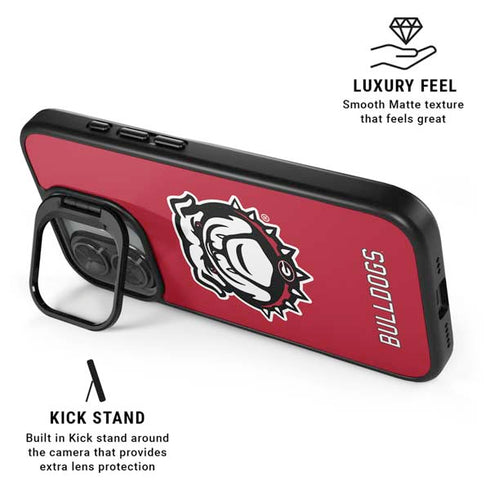 University of Georgia Bulldogs Logo iPhone 17 Kickstand Case