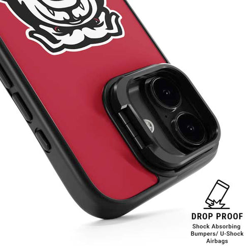 University of Georgia Bulldogs Logo iPhone 17 Kickstand Case