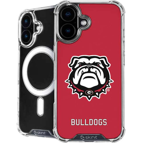 University of Georgia Bulldogs Logo iPhone 17 MagSafe Case