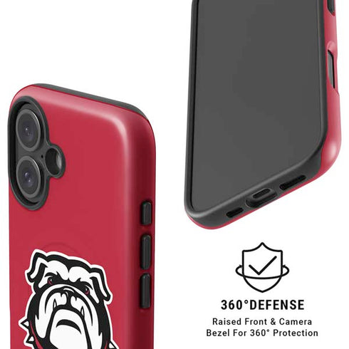 University of Georgia Bulldogs Logo iPhone 17 Magsafe Impact Case
