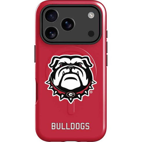 University of Georgia Bulldogs Logo iPhone 17 Pro Magsafe Impact Case