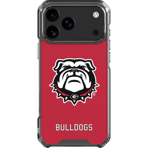 University of Georgia Bulldogs Logo iPhone 17 Pro Max Clear Case