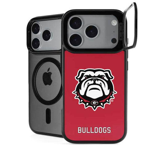 University of Georgia Bulldogs Logo iPhone 18 Pro Kickstand Case