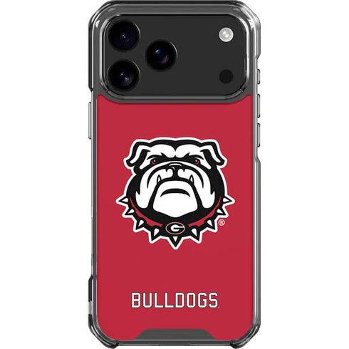 University of Georgia Bulldogs Logo iPhone 18 Pro Max Clear Case