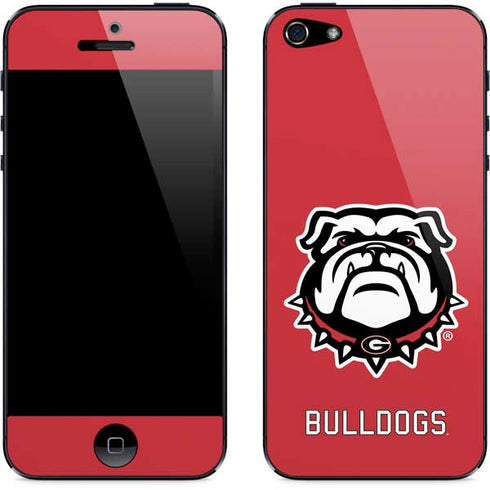 University of Georgia Bulldogs Logo iPhone 5/5s/5SE Skin
