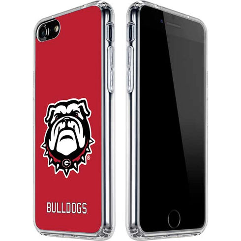 University of Georgia Bulldogs Logo iPhone SE (2nd & 3rd Gen) Clear Case
