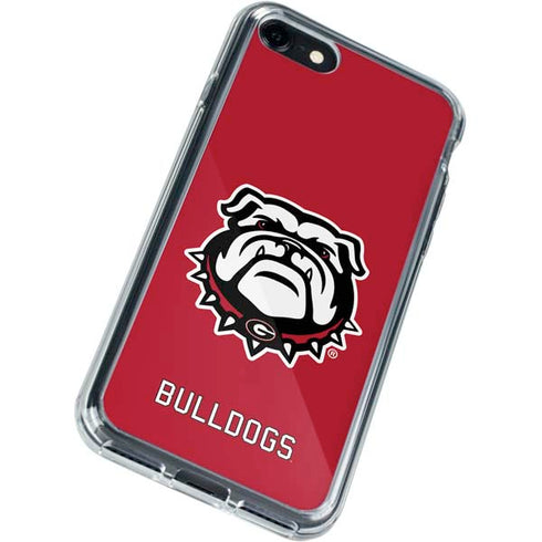 University of Georgia Bulldogs Logo iPhone SE (2nd & 3rd Gen) Clear Case