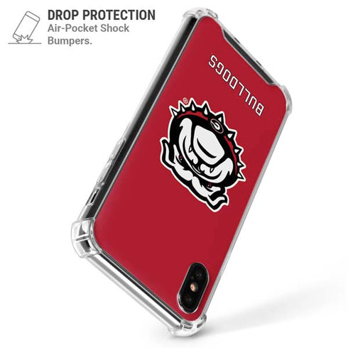 University of Georgia Bulldogs Logo iPhone X/XS Clear Case