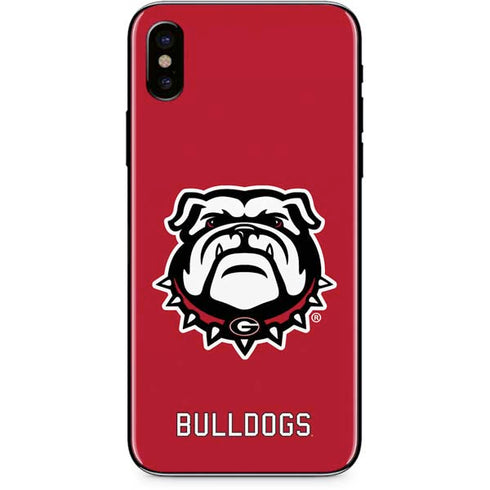 University of Georgia Bulldogs Logo iPhone XS Skin