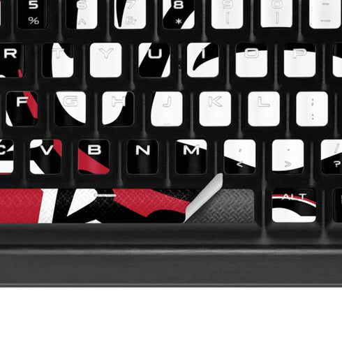 University of Georgia Bulldogs Logo K95 RGB PLATINUM Mechanical Gaming Keyboard Skin