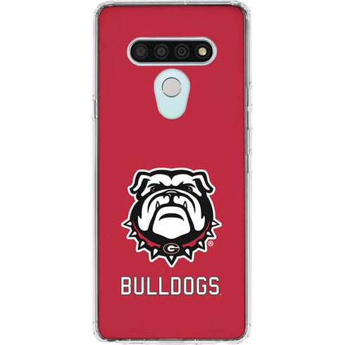 University of Georgia Bulldogs Logo LG Stylo 6 Clear Case