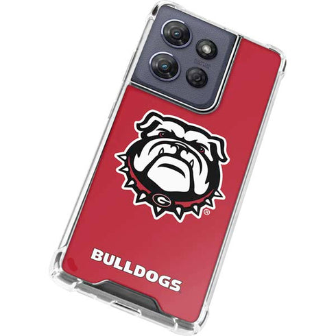University of Georgia Bulldogs Logo Moto G 5G (2025) Clear Case