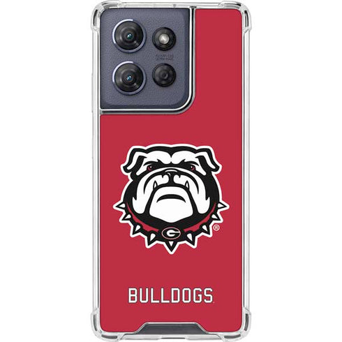 University of Georgia Bulldogs Logo Moto G Play 5G (2025) Clear Case