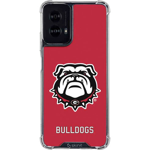 University of Georgia Bulldogs Logo Moto G Power 5G (2024) Clear Case