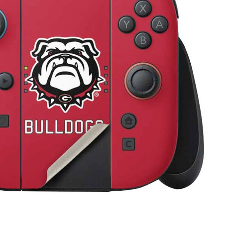 University of Georgia Bulldogs Logo Nintendo Switch 2 (2025) Joy-Con Controller Skin