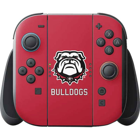 University of Georgia Bulldogs Logo Nintendo Switch 2 (2025) with Joy-Con Skin