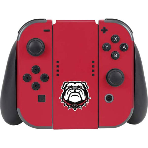 University of Georgia Bulldogs Logo Nintendo Switch (2017-2021) Joy-Con Controller Skin