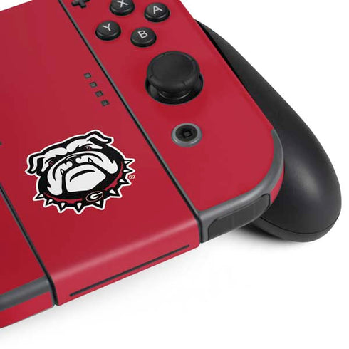 University of Georgia Bulldogs Logo Nintendo Switch (2017-2021) Joy-Con Controller Skin