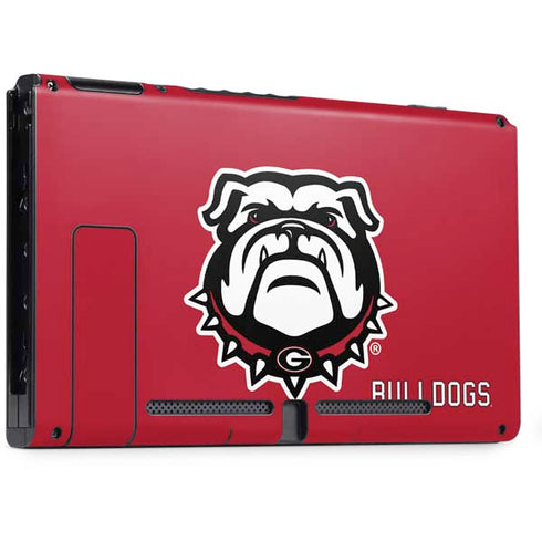 University of Georgia Bulldogs Logo Nintendo Switch Bundle Skin