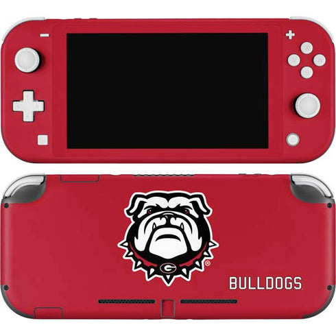 University of Georgia Bulldogs Logo Nintendo Switch Lite Skin
