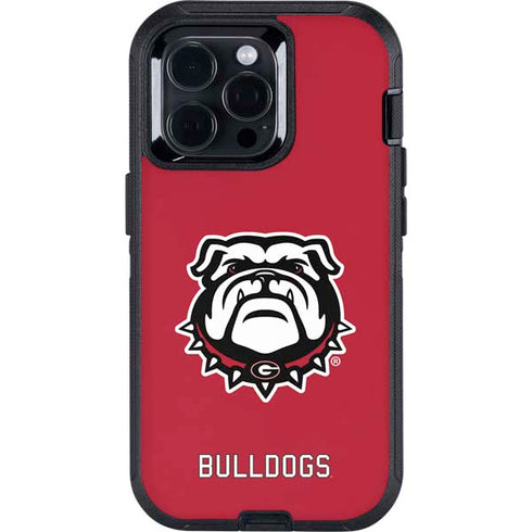 University of Georgia Bulldogs Logo Otterbox Defender iPhone Skin