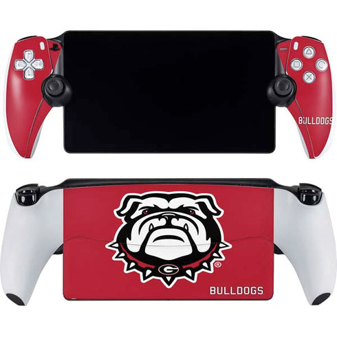 University of Georgia Bulldogs Logo PlayStation Portal Remote Player Skin