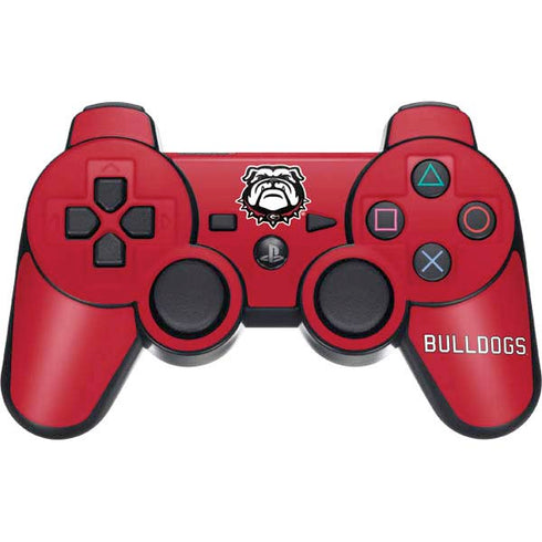 University of Georgia Bulldogs Logo PS3 Dual Shock wireless controller Skin