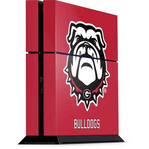 University of Georgia Bulldogs Logo PS4 Console Skin