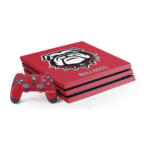 University of Georgia Bulldogs Logo PS4 Pro Bundle Skin