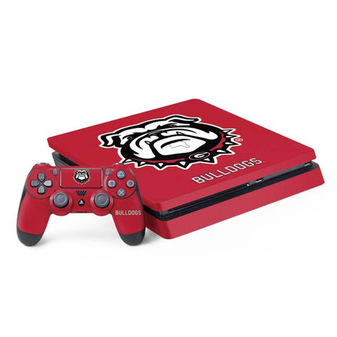 University of Georgia Bulldogs Logo PS4 Slim Bundle Skin