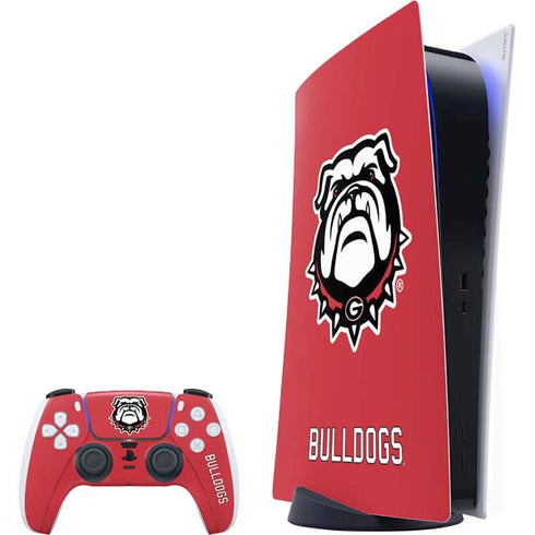 University of Georgia Bulldogs Logo PS5 Bundle Skin