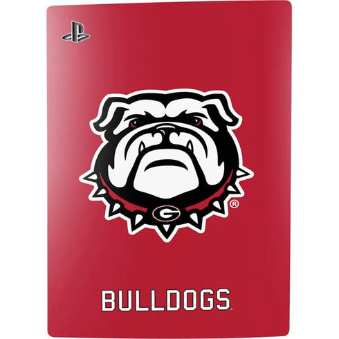 University of Georgia Bulldogs Logo PS5 Console Skin