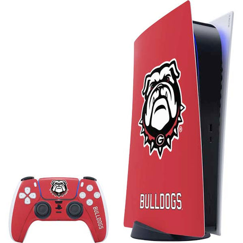 University of Georgia Bulldogs Logo PlayStation PS5 Skins