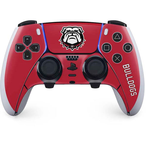University of Georgia Bulldogs Logo PS5 DualSense Edge Pro Controller Skin