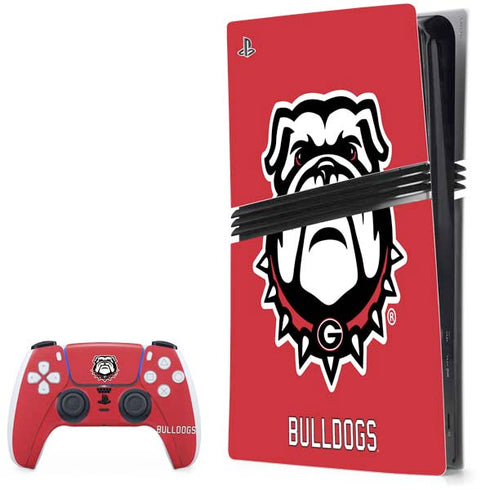 University of Georgia Bulldogs Logo PlayStation PS5 Skins