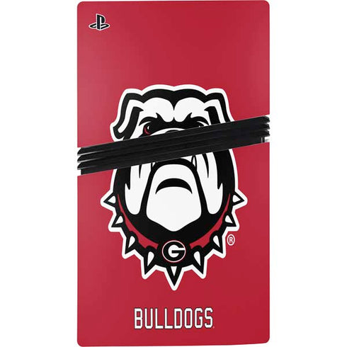 University of Georgia Bulldogs Logo PS5 Pro Console Skin