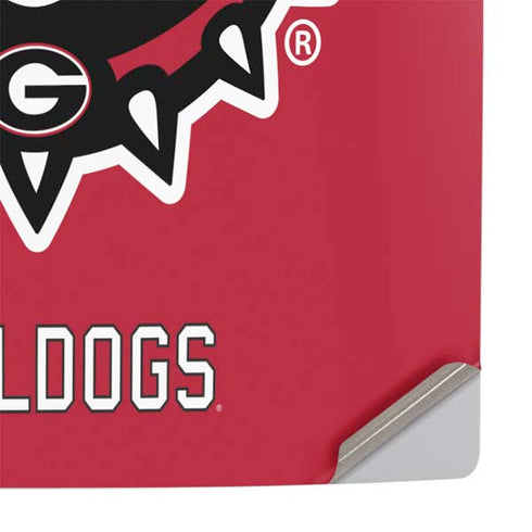 University of Georgia Bulldogs Logo PS5 Pro Console Skin