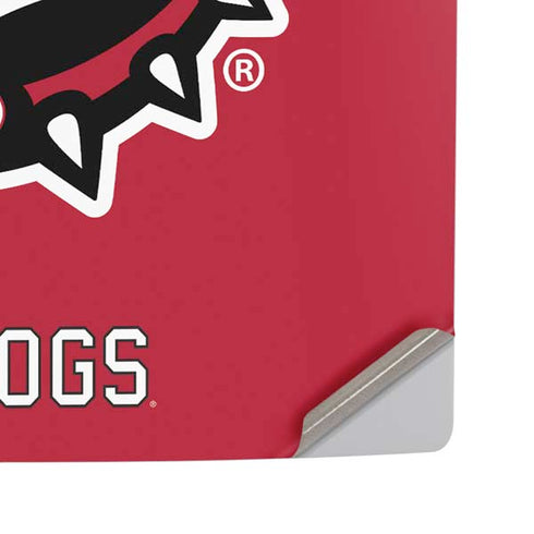 University of Georgia Bulldogs Logo PS5 Pro Disk Console Skin