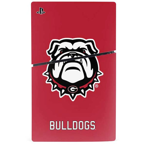 University of Georgia Bulldogs Logo PS5 Slim Digital Edition Bundle Skin
